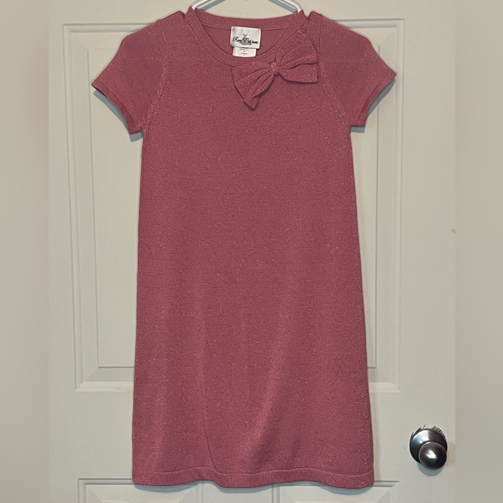 Rare Editions pink sparkle sweater, dress worn once!